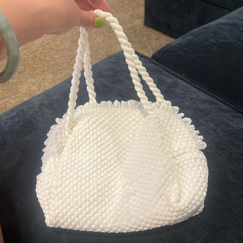Vintage white mini bag